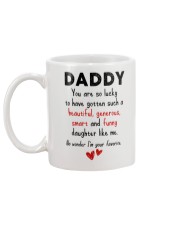 Dad's Lucky To Have Me Mug back