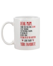 Alcohol Rather Than Adoption Mug back