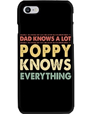 Dad Knows A Lot Poppy Knows Everything Phone Case thumbnail
