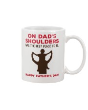 On Dads Shoulders Mug front