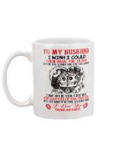 To husband turn back clock skull Mug back