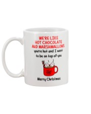 Hot Chocolate Xmas Couple Mug back