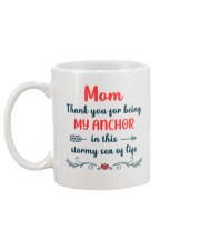 Anchor In Stormy Sea Mug back