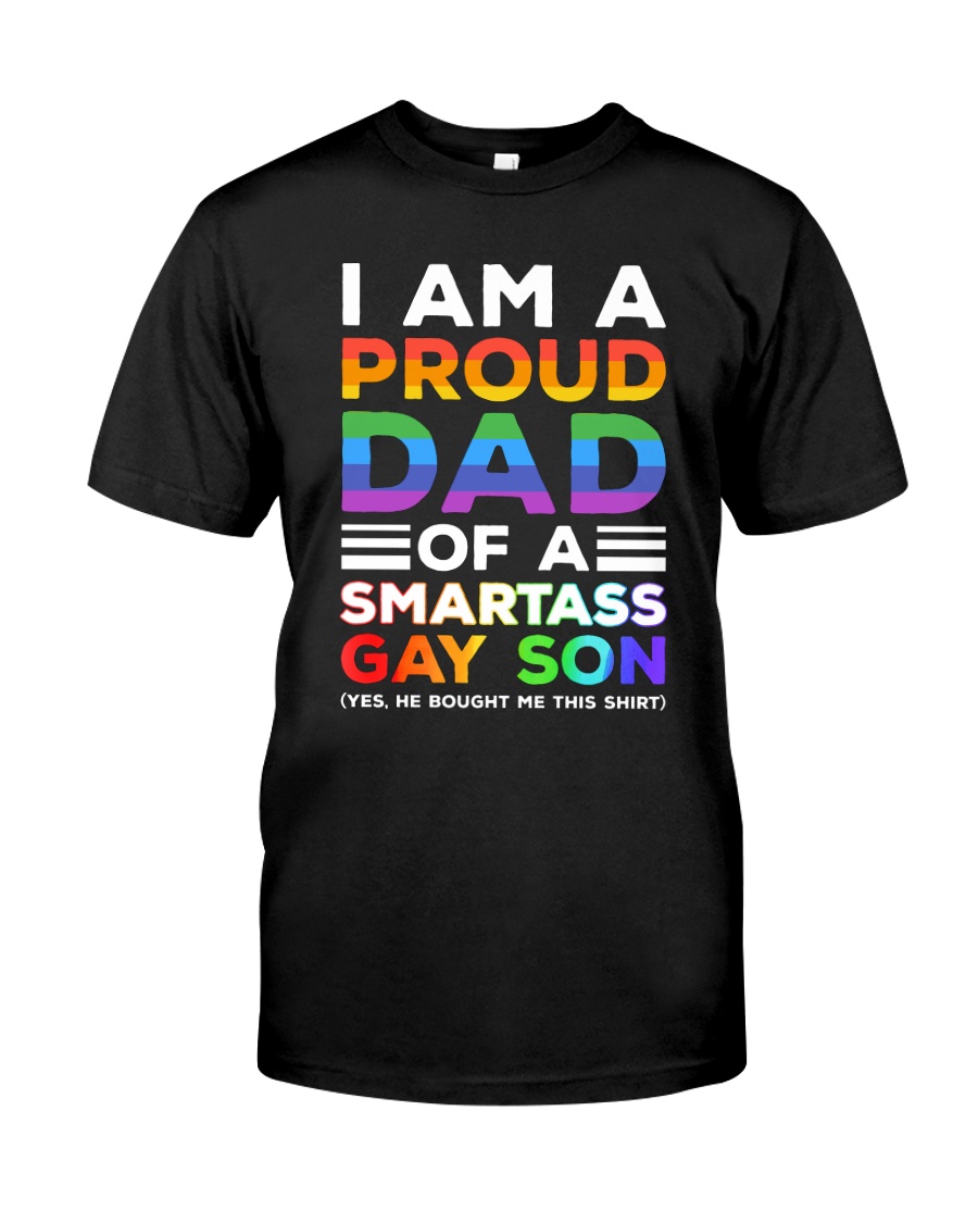 Smartass Gay Son Premium Fit Mens Tee