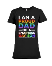 Smartass Gay Son Premium Fit Ladies Tee thumbnail