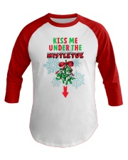 Under The Mistletoe Baseball Tee front