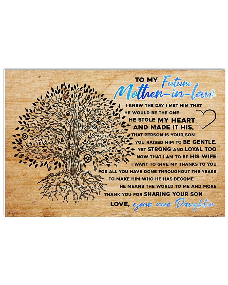 To My Future Mother-in-law 17x11 Poster
