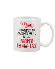 Mum Raising Proper Lady Mug front