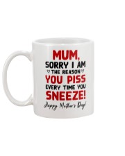 Piss Every Thime Sneeze Mug back