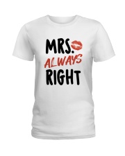 Mrs Right Ladies T-Shirt thumbnail