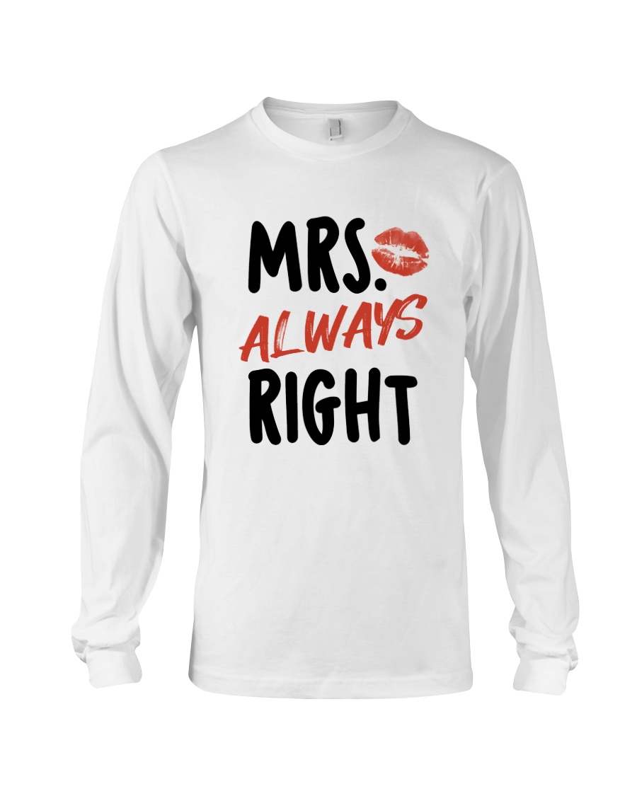 Mrs Right Long Sleeve Tee