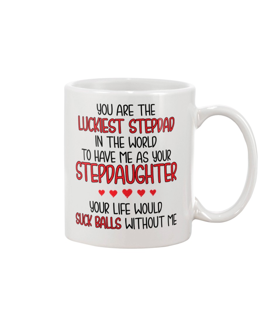 Luckiest Stepdad Mug