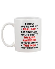 Not My Real Dad Mug back