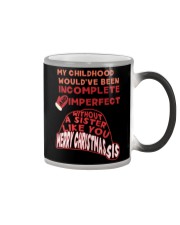 My Childhood And Sis Color Changing Mug thumbnail
