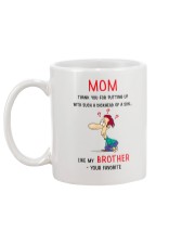 Mom Dickhead Of A Son Mug back