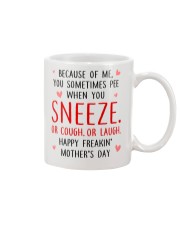 Sneeze Cough Laugh Mug front