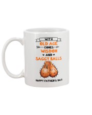 Old Age Comes Saggy Balls Mug back