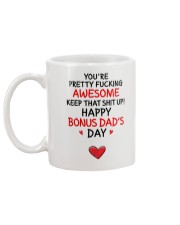 Awesome Bonus Day Dad Mug back