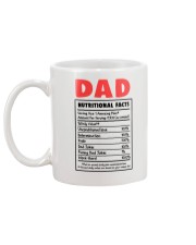 Dad Nutritional Facts Mug back