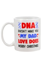 DNA Doesn't Make You My Dad Mug back
