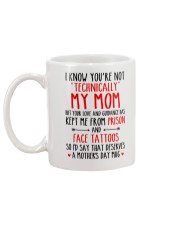 Technically Not My Mom Mug back