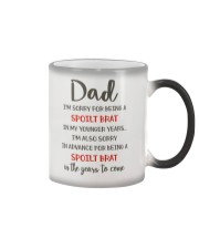 Spoilt Brat To Dad Color Changing Mug thumbnail