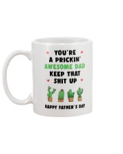 Prickin' Awesome Dad Mug back