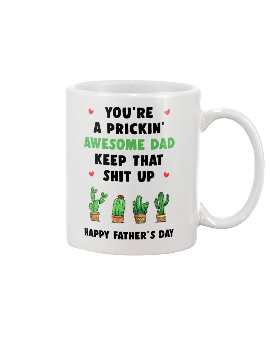 Prickin' Awesome Dad Mug