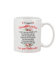 To My Dear Daughter-in-law Mug front
