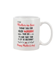 For Never Murdering Mug front
