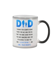 Dad Thanks For Being There Color Changing Mug thumbnail