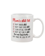 Mom Shit list Mug front