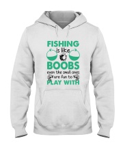 Fishing Like a Boobs Hooded Sweatshirt thumbnail