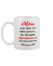 Mom Try Again Mug back