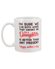 Me For Daughter Mug back