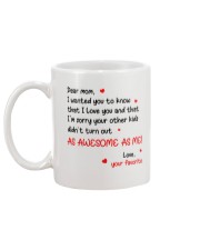 Wanted You To Know Favorite Mug back