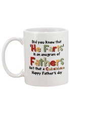 He Farts Anagram Mug back