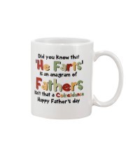 He Farts Anagram Mug front