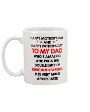 Dad Being Both Parents Mug back