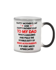 Dad Being Both Parents Color Changing Mug thumbnail