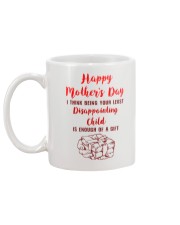Least Disappointing Child Enough Gift Mug back