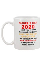 Father's Day 2020 How Excited I Am AUS Mug back