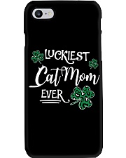 Luckiest Cat Mom Phone Case thumbnail