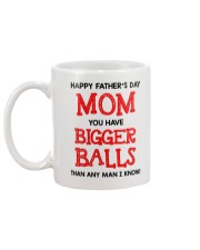 Happy Father's Day Mom Mug back