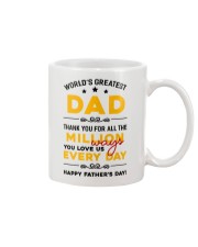 Million Ways Dad Love Us Mug front