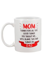 Blame Dad Bad Things Mug back