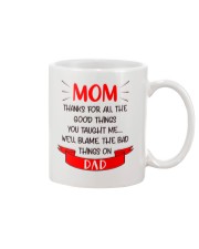 Blame Dad Bad Things Mug front