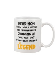 Not Easy Raising A Legend Mug front