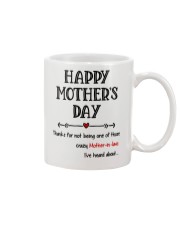Crazy Mother-in-law Heard About Mug front