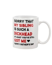 Sorry My Sibling Is A Dickhead Australia Mug front